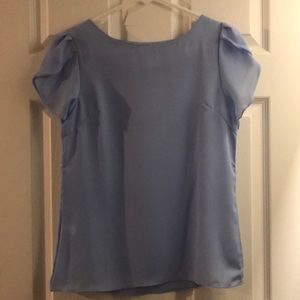 Light blue sheer shirt